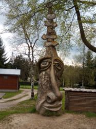 Velké Dářko, socha Olšiaka
